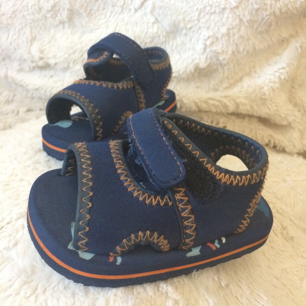 Ranimals baby boy blue sandals 4